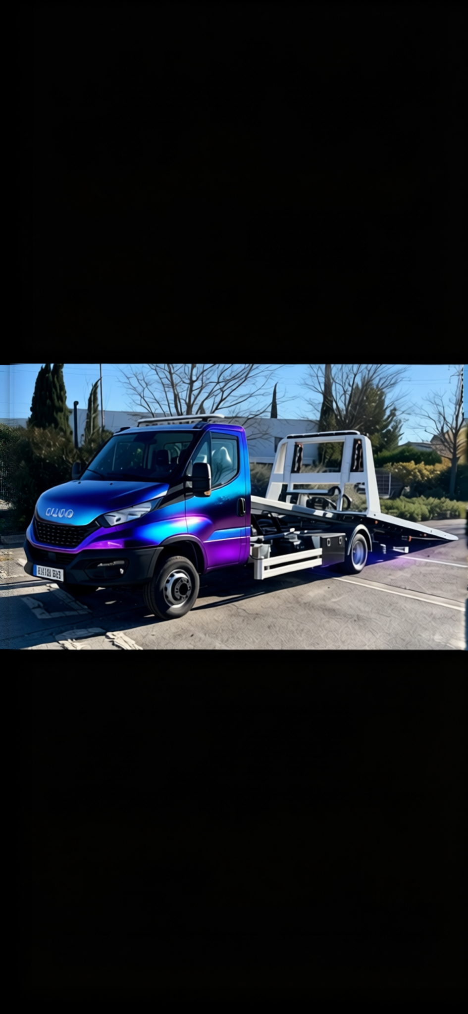 Car rendered in Super Gloss Spectrum gloss wrap