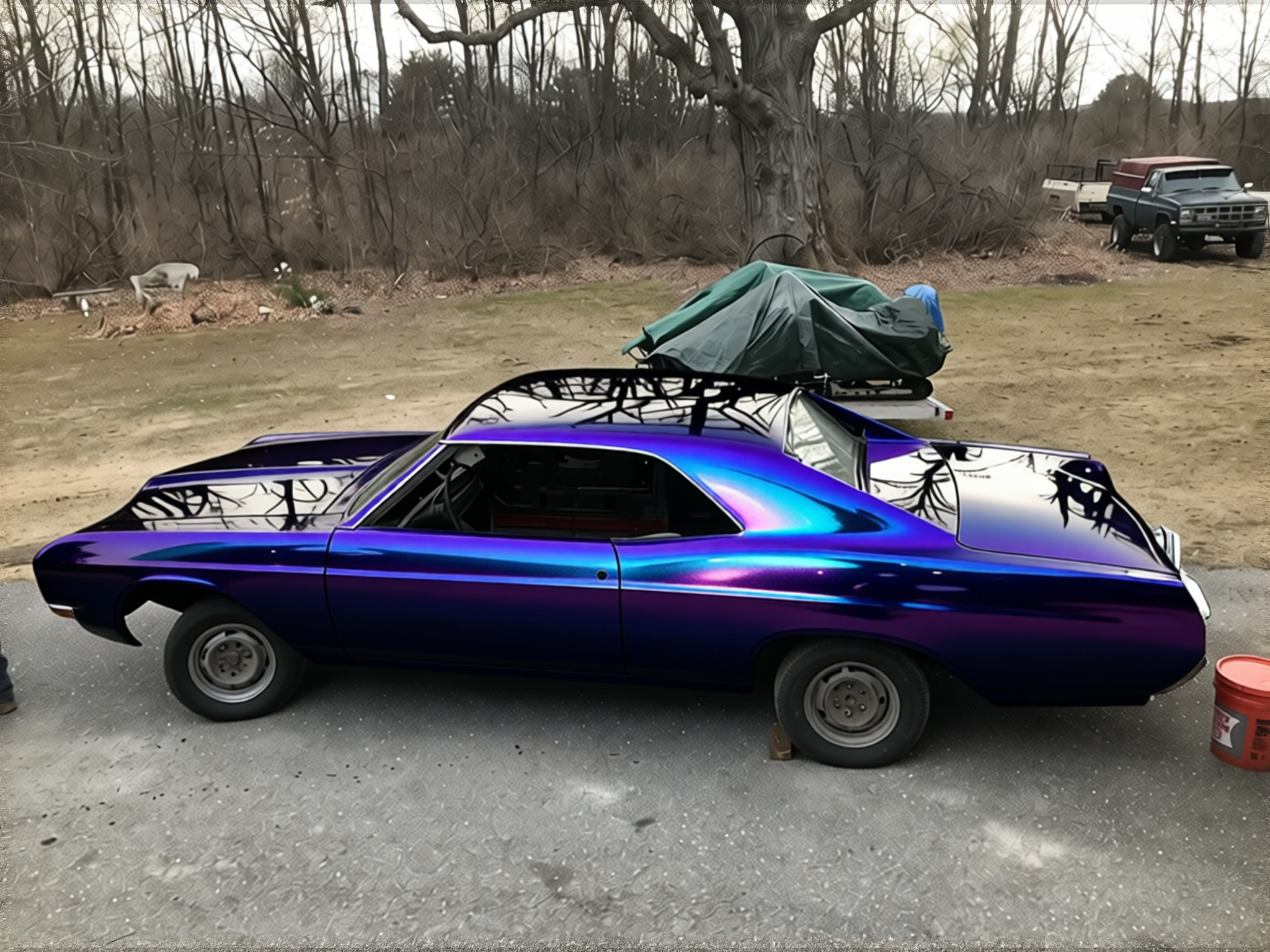 Preview Car 43 rendered in Super Gloss Spectrum gloss wrap