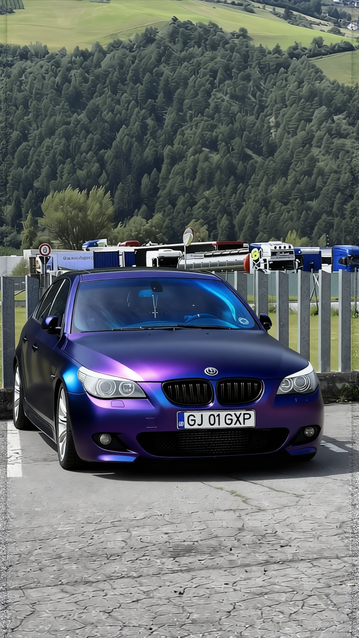 Preview Car 36 rendered in Super Gloss Spectrum gloss wrap