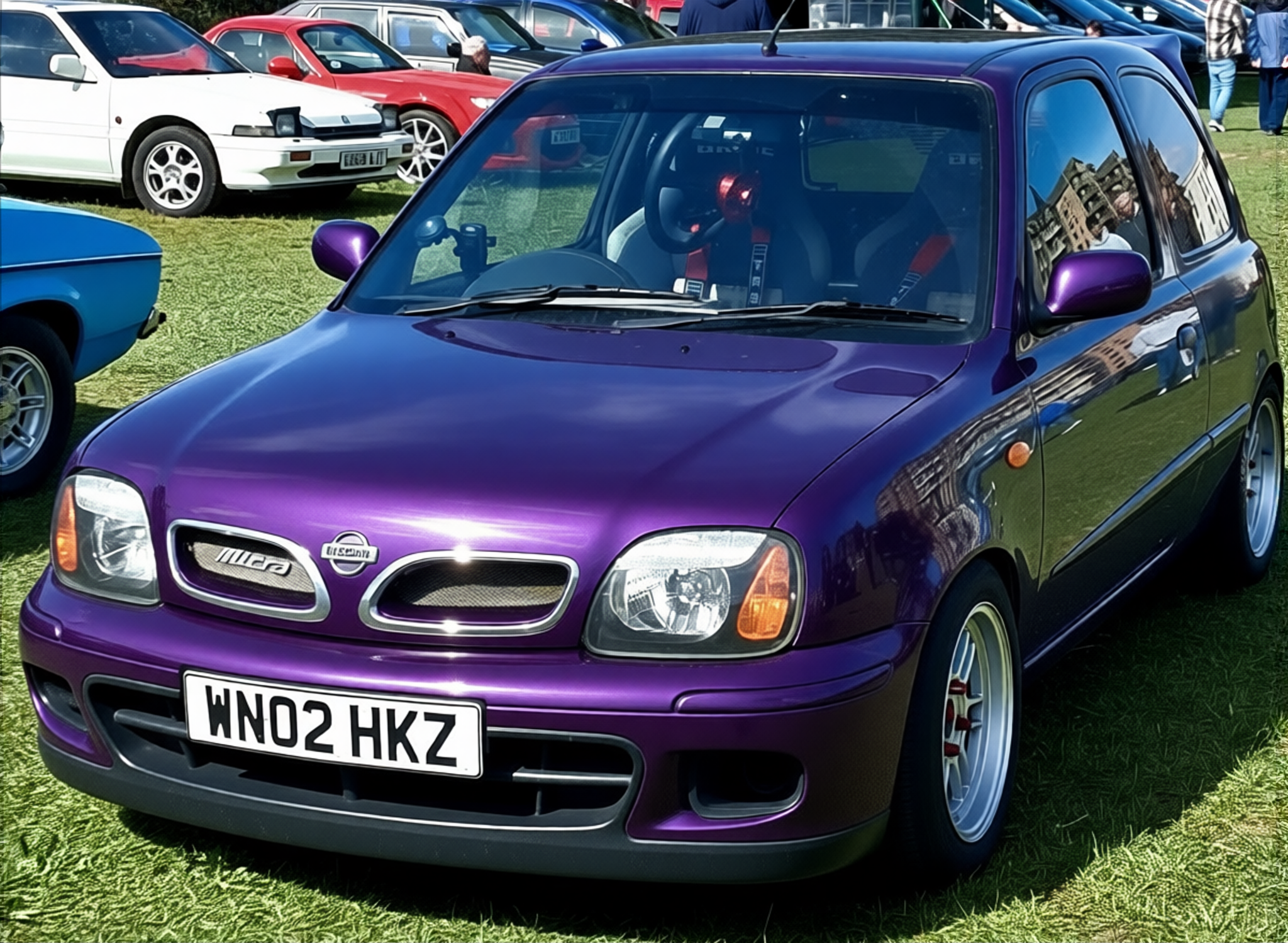 Preview Car 26 rendered in Midnight Purple gloss paint
