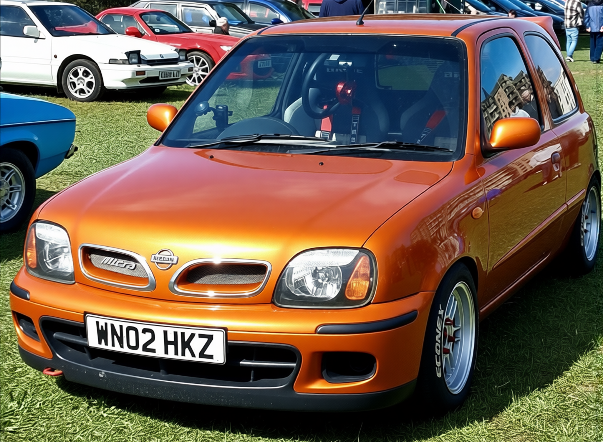 Preview Car 25 rendered in Lava Orange gloss paint