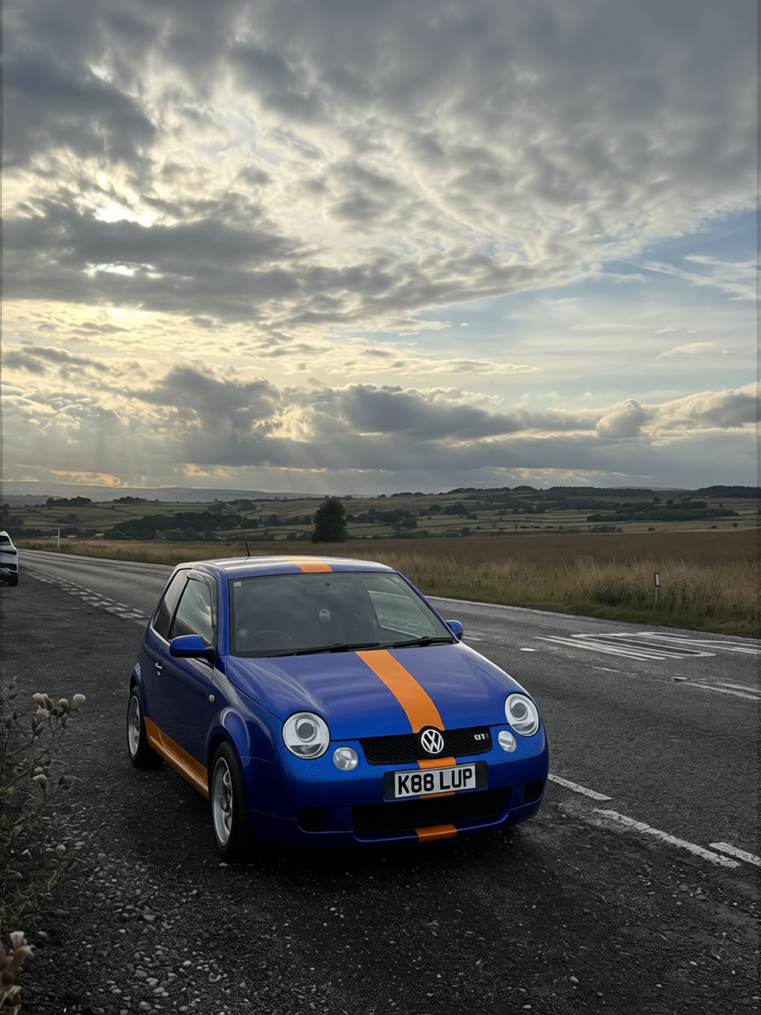 Preview Car 31 rendered in Gulf Blue gloss paint