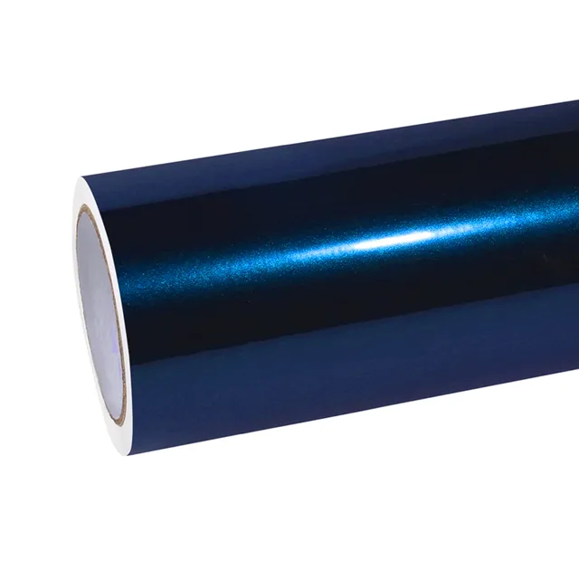 Ravoony Audi Gloss Navarra Blue vinyl wrap film texture — Specced