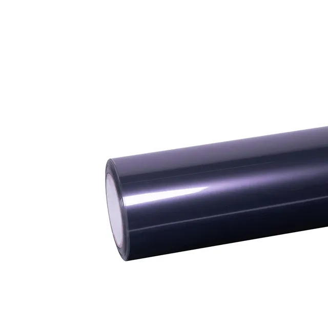 Ravoony Bentley Gloss Grey Violet vinyl wrap film texture — Specced