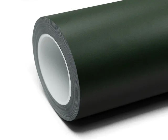Inozetek Frozen Matte Army Green vinyl wrap film texture — Specced
