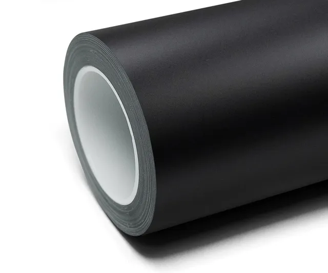 Inozetek Frozen Matte Black vinyl wrap film texture — Specced