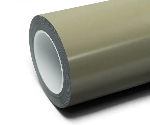 Inozetek Frozen Satin Khaki Green vinyl wrap film texture — Specced