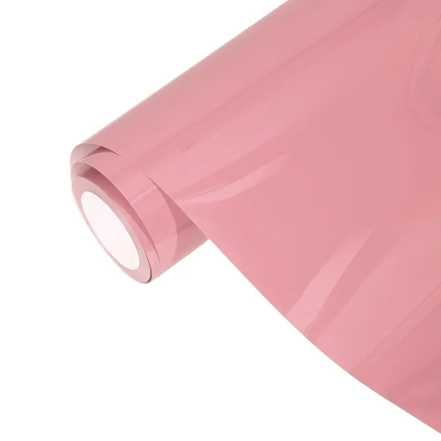 Ravoony Gloss Crystal Peach Pink vinyl wrap film texture — Specced