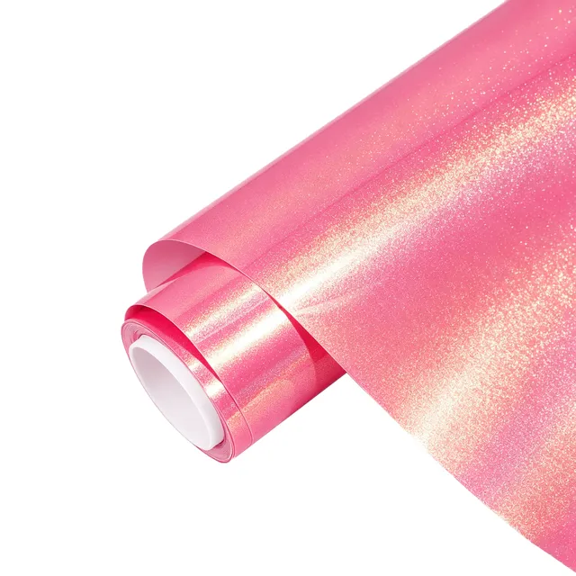 Ravoony Gloss Diamond Gold Pink vinyl wrap film texture — Specced