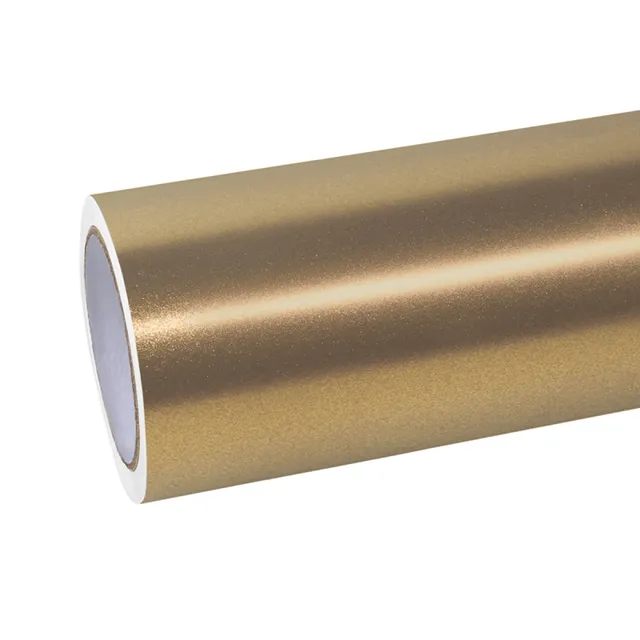 Ravoony Gloss Metallic Milan Gold vinyl wrap film texture — Specced