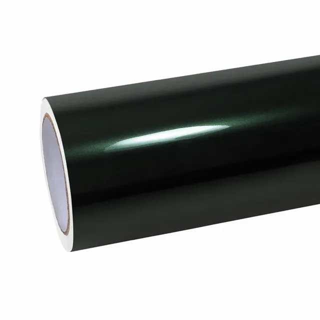 Ravoony Glossy Brewster Green vinyl wrap film texture — Specced