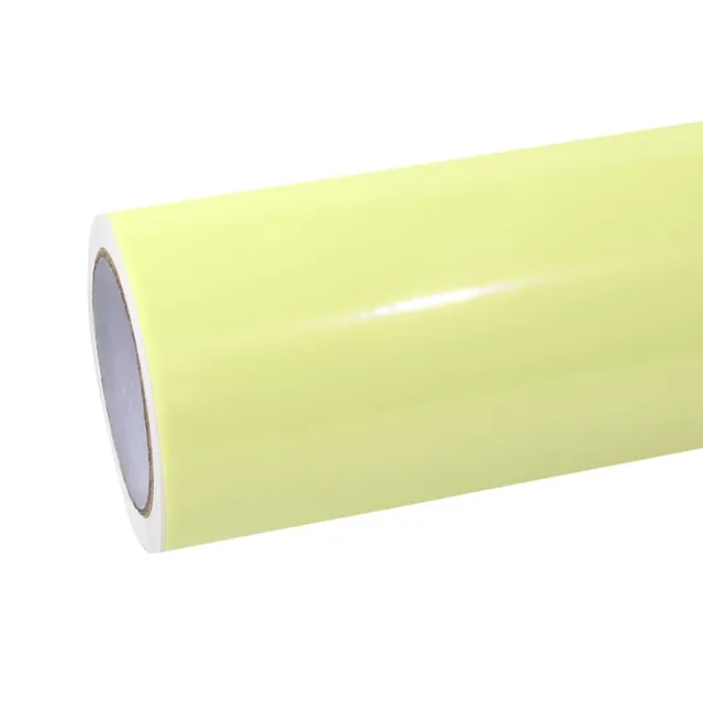 Ravoony Glossy Chanel Yellow vinyl wrap film texture — Specced