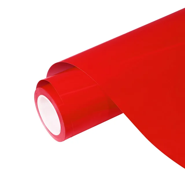 Ravoony Glossy Crystal Ferrari Red vinyl wrap film texture — Specced