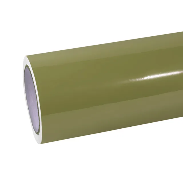 Ravoony Glossy Crystal Fir Green vinyl wrap film texture — Specced