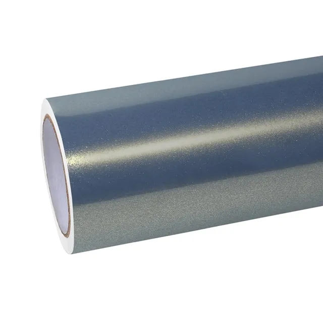 Ravoony Glossy Diamond Grey Gold vinyl wrap film texture — Specced
