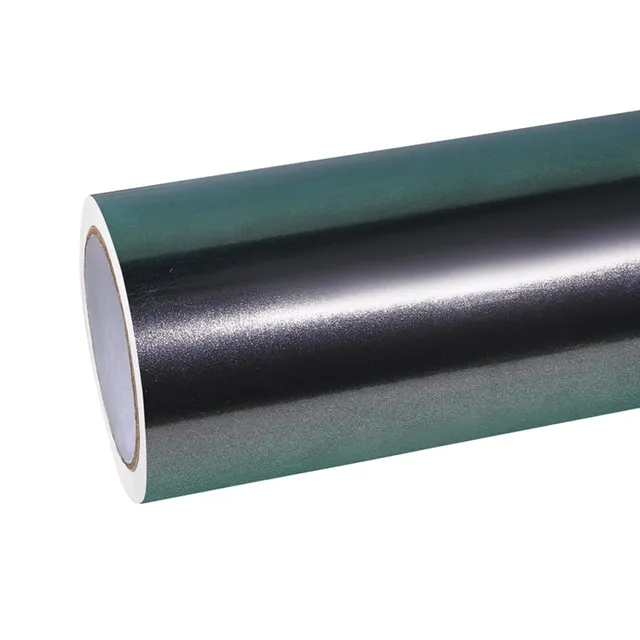 Ravoony Glossy Diamond Micro Celadon Green vinyl wrap film texture — Specced