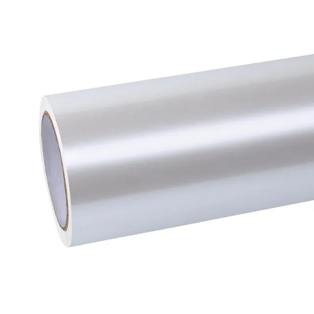 Ravoony Glossy Metal Paint White vinyl wrap film texture — Specced