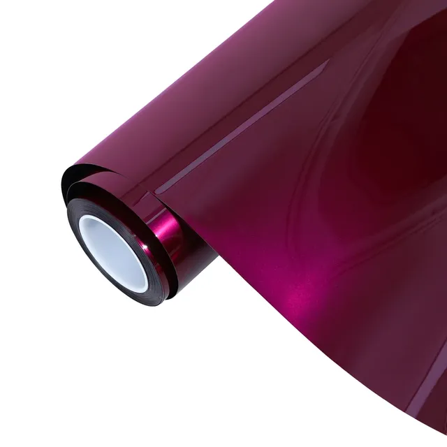 Ravoony Glossy Metallic Rubellite Purple vinyl wrap film texture — Specced