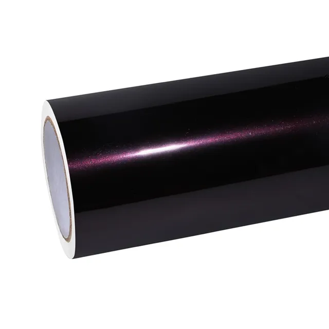 Ravoony Glossy Tourmalie Red vinyl wrap film texture — Specced