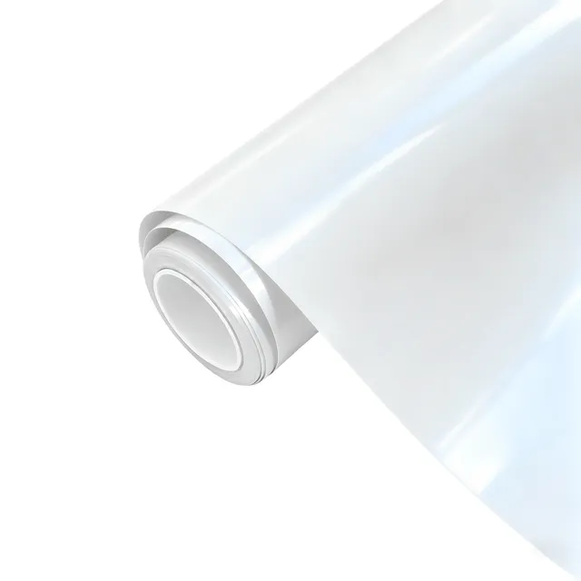 Ravoony Glossy White To Blue vinyl wrap film texture — Specced