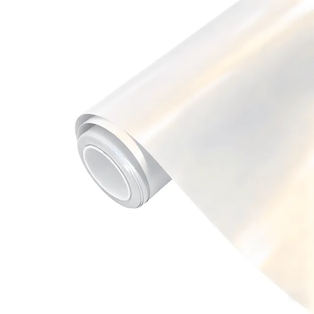 Ravoony Glossy White To Gold vinyl wrap film texture — Specced