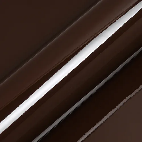 HEXIS Gloss Brown vinyl wrap film texture — Specced