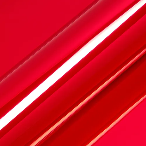 HEXIS Gloss Chrome Red vinyl wrap film texture — Specced