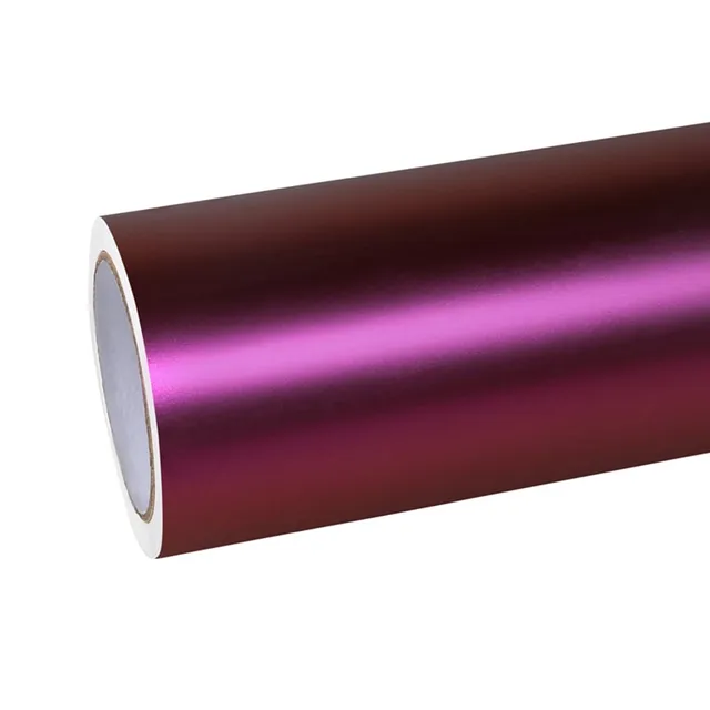Ravoony Metallic Ultra-matte Pink Purple vinyl wrap film texture — Specced