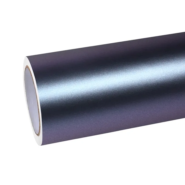 Ravoony Nio Matte Capri Purple Grey vinyl wrap film texture — Specced