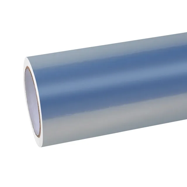 Ravoony Platinum Gloss Metallic Dreamy Bamboo Blue vinyl wrap film texture — Specced