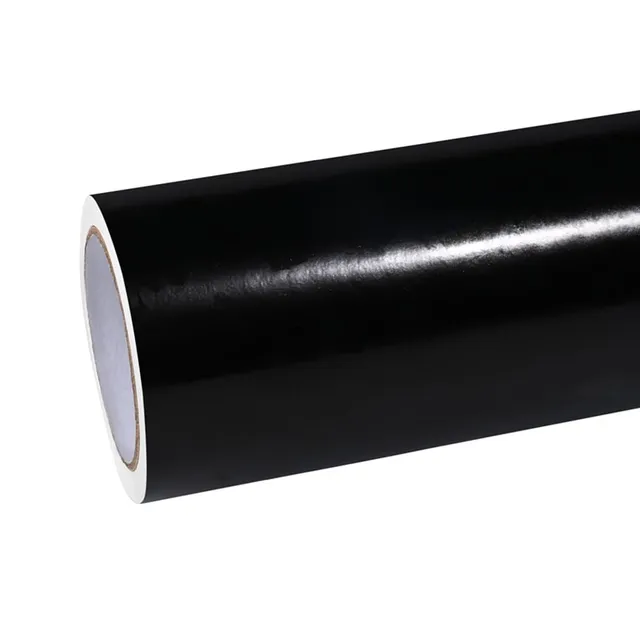 Ravoony Pure Metal Black vinyl wrap film texture — Specced