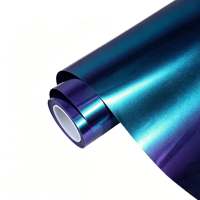 Ravoony Purple And Blue Chameleon vinyl wrap film texture — Specced