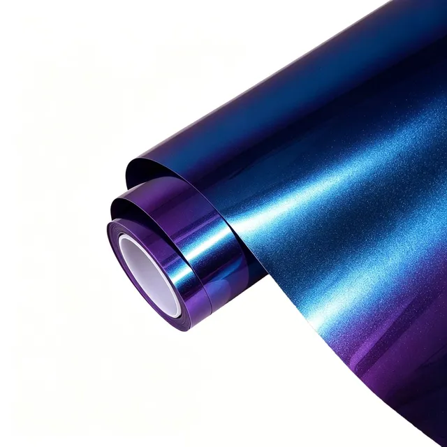 Ravoony Purple And Red Chameleon vinyl wrap film texture — Specced