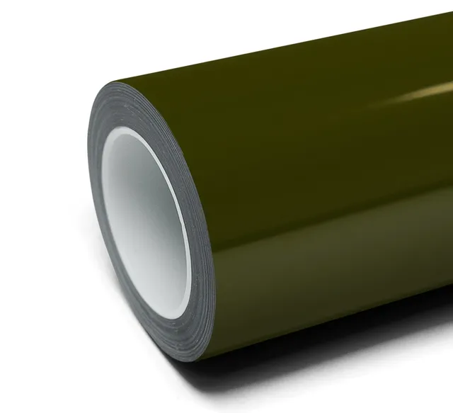 Inozetek Super Gloss Army Green vinyl wrap film texture — Specced