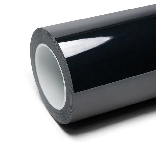 Inozetek Super Gloss Black Out vinyl wrap film texture — Specced