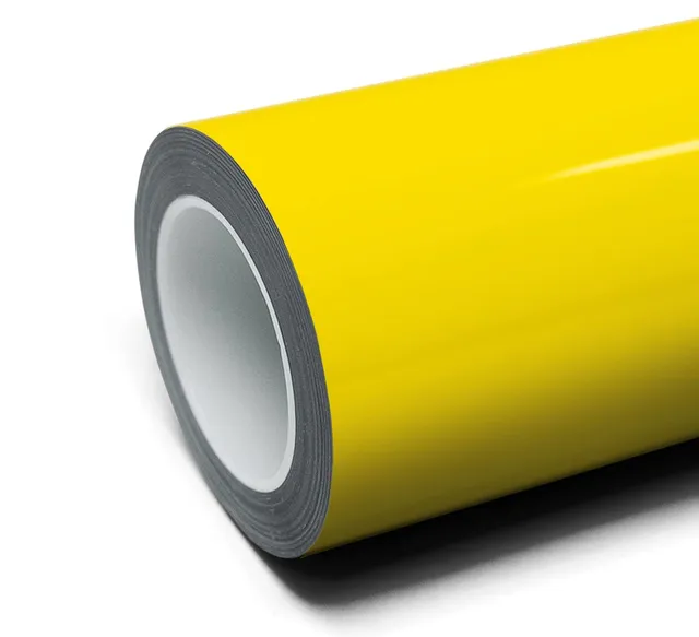 Inozetek Super Gloss Citrus Yellow vinyl wrap film texture — Specced