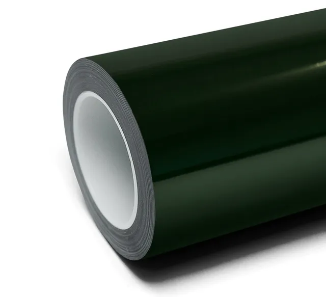 Inozetek Super Gloss Metallic Midnight Green vinyl wrap film texture — Specced