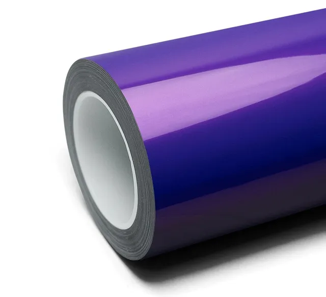 Inozetek Super Gloss Metallic Royalty Purple vinyl wrap film texture — Specced