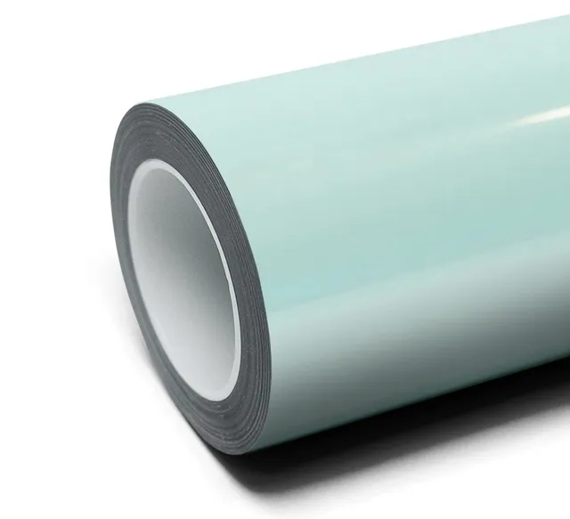 Inozetek Super Gloss Pearl Crystal Blue vinyl wrap film texture — Specced