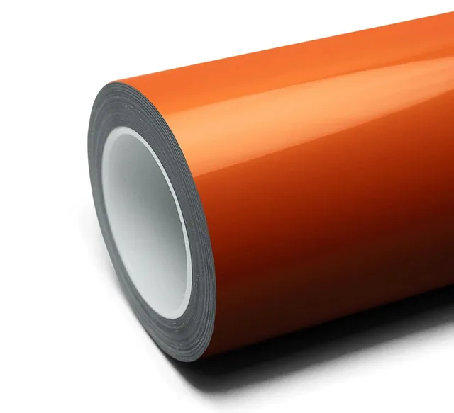 Inozetek Super Gloss Pearl Marigold Orange vinyl wrap film texture — Specced