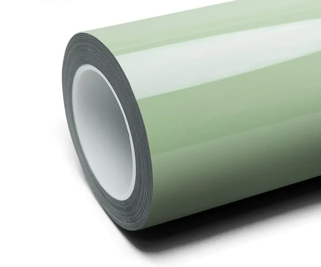 Inozetek Super Gloss Peony Green vinyl wrap film texture — Specced