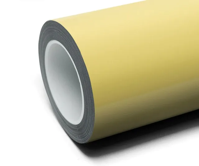 Inozetek Super Gloss Silk Yellow vinyl wrap film texture — Specced