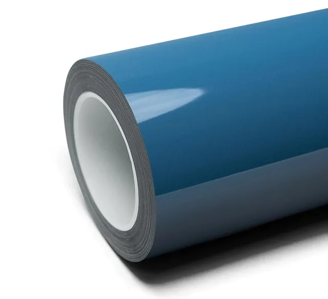 Inozetek Super Gloss Soft Blue vinyl wrap film texture — Specced