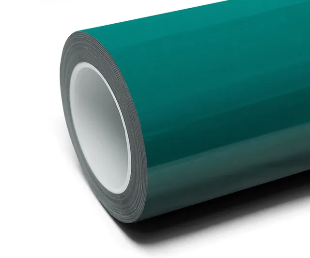 Inozetek Super Gloss Stone Green vinyl wrap film texture — Specced