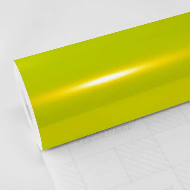 TeckWrap Acid Lime vinyl wrap film texture — Specced