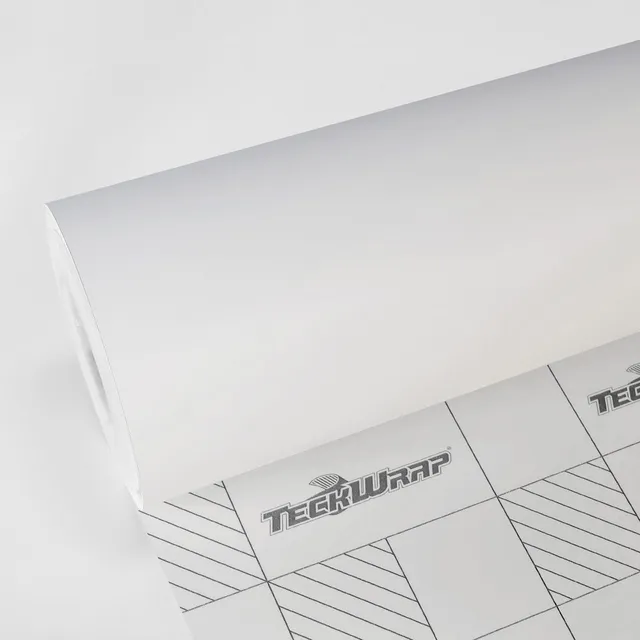 TeckWrap Alaska White vinyl wrap film texture — Specced