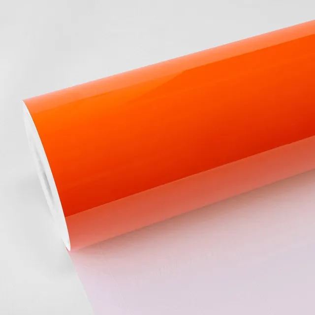 TeckWrap Tangerine Orange vinyl wrap film texture — Specced