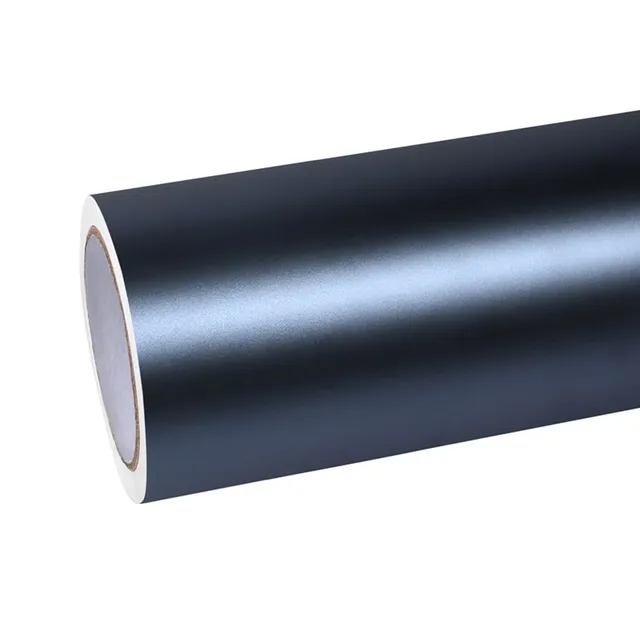 Ravoony Ultra-matte Blue Grey vinyl wrap film texture — Specced