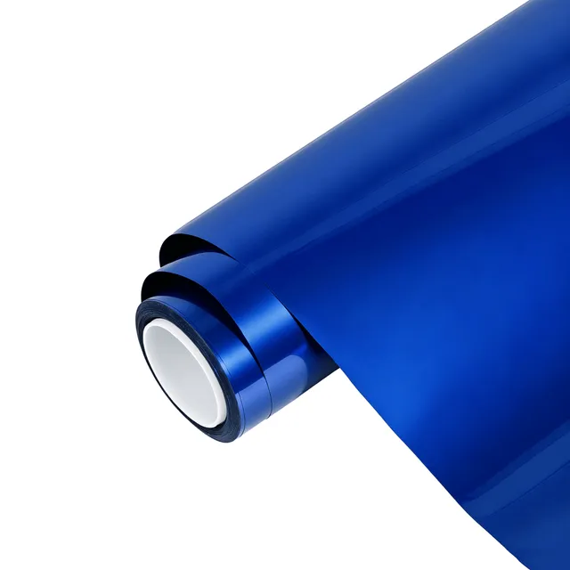Ravoony Ultra Matte Blueberry Dark Blue vinyl wrap film texture — Specced