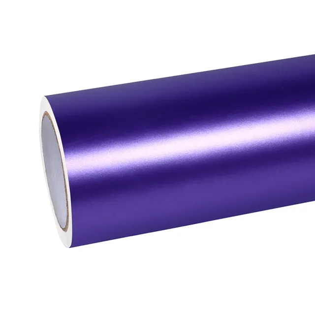 Ravoony Ultra Matte Metallic Purple vinyl wrap film texture — Specced